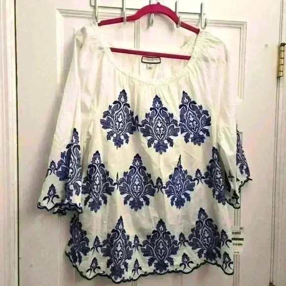 Beautiful Charter Club 4/4 Sleeve Blouse,Size LP - Picture 1 of 3